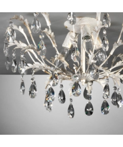 LAMPADARIO 3 LUCI ONLI "CESTA" AVORIO E14